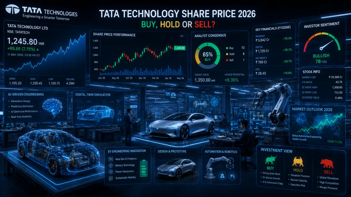 Tata Technology Share Price 2026: Buy, Hold or Sell?